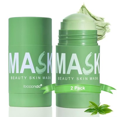 Green Tea Deep Cleanse Mask for Face,Blackhead Remover Face Mask,Poreless Deep