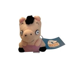 Year of The Pig Keychain Plush Chinese Zodiac Backpack Purse Bag Charm New