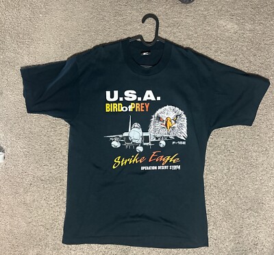 Vintage Desert Storm XL White Tee Single Stitch PC Gamer USA 90s No Returns