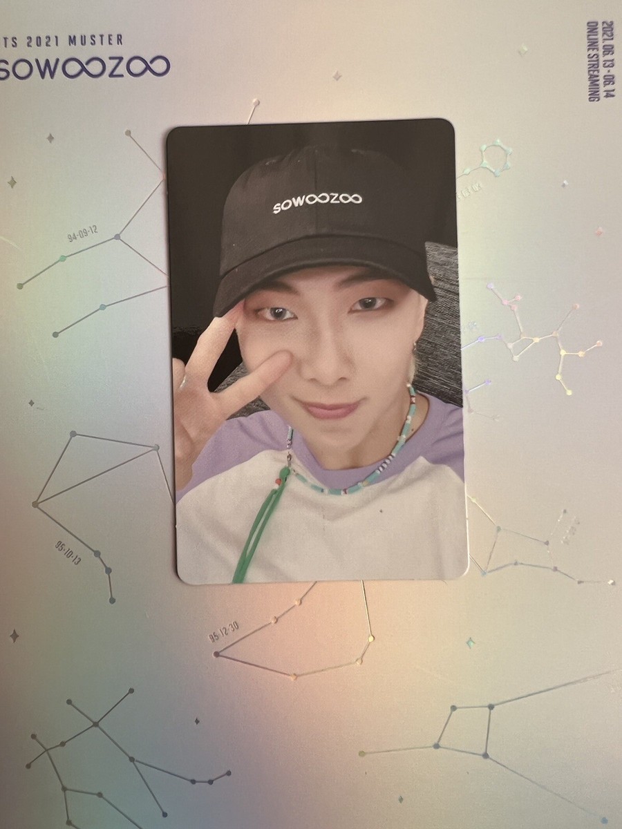 Official BTS 💜 2021 MUSTER SOWOOZOO BLU RAY PHOTO CARD RM