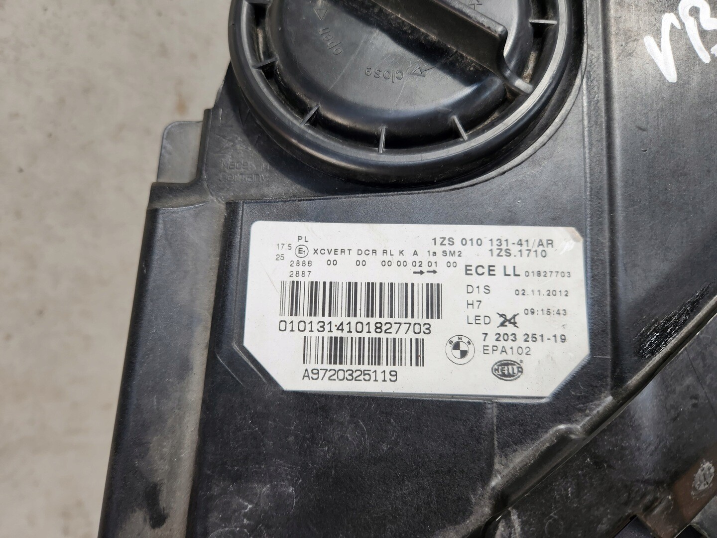 Frontscheinwerfer BMW 5 F10 A9720325119 Xenon Links Scheinwerfer 