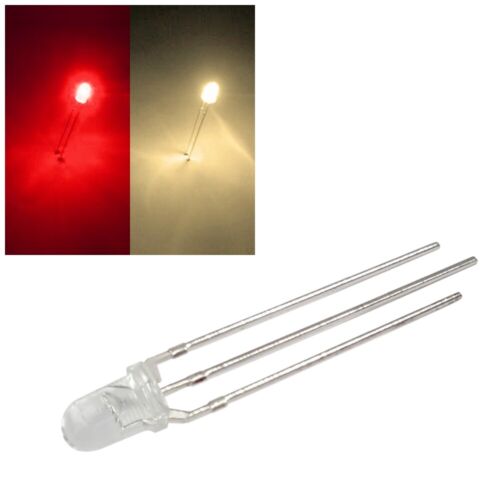 3/5mm DUO Leds, DUO Led mehrfarbig Bi Color 3-Pin Leuchtdioden Lok Zug Modellbau - Bild 21 von 29