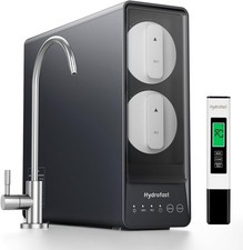 Hydrofast 800GPD RO 9 Stage Tankless Under Sink Filter System, Standard Faucet