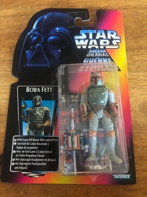 Kenner 1996' Star Wars POTF2 'Boba Fett' mit thx Werbeprospekt, selten OVP