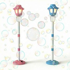 2Pack Bubble Machine for Kids, Rechargable Bubble Maker Bubble Toys with Light,