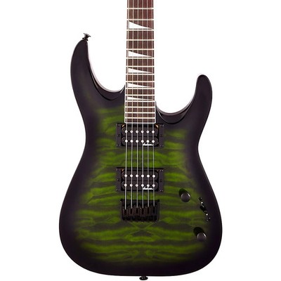 Jackson JS Series Dinky Arch Top JS32Q DKA HT Guitar Transparent Green Burst