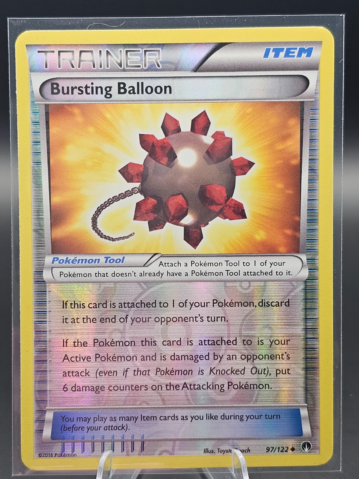Bursting Balloon Reverse Holo 97/122 LP BREAKpoint Pokemon Card
