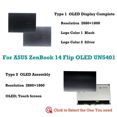 14'' LCD Bildschirm Baugruppe komplett ASUS ZenBook 14 Flip OLED UN5401 UN5401Q