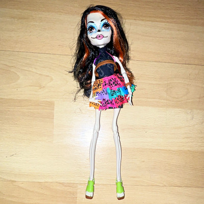Monster High Skelita Calaveras Puppe, G1, Original 2012