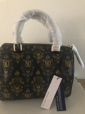 Dooney&bourke Disneyland 50 Anniv Haunted Mansion Satchel,key strap,CBstrap