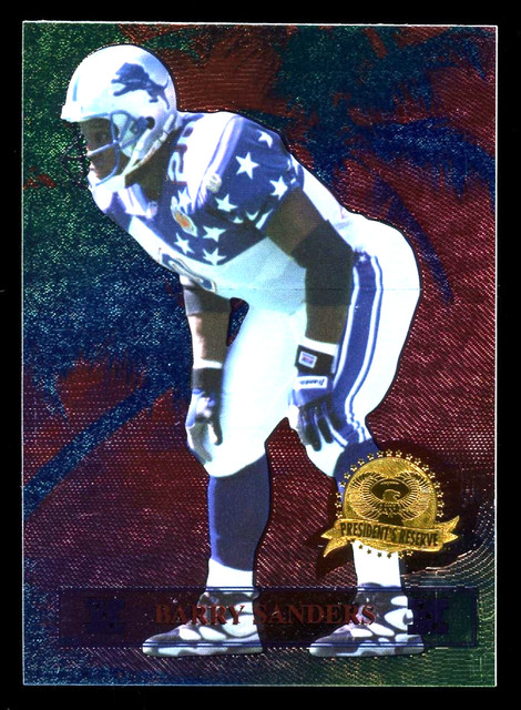 1996 Collectors Edge Presidents Reserve Tanned Rested Ready #15 Barry Sanders