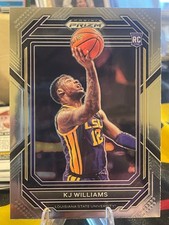 2023 Panini Prizm Draft Picks Basketball KJ Williams-#28 RC. LSU Tigers