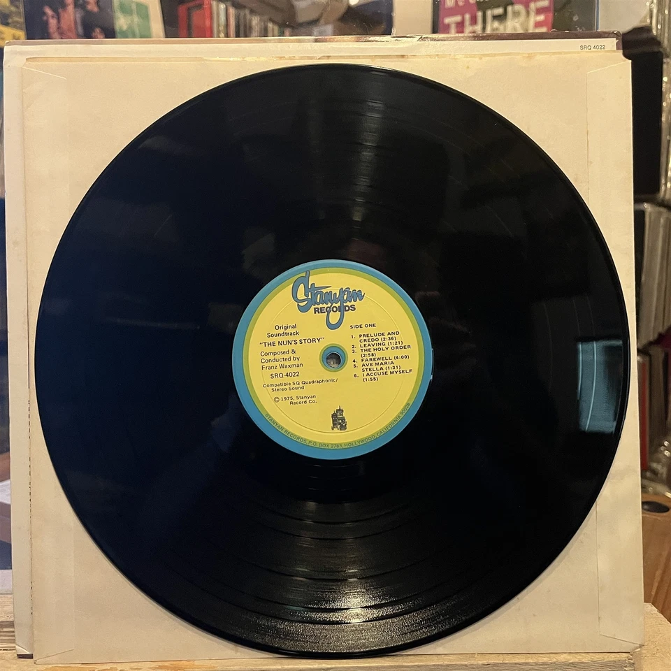 [OST]~EXC LP~The NUN'S STORY~Soundtrack~FRANZ WAXMAN~[1975~STANYAN]~QUADRAPHONIC - Image 3 of 4