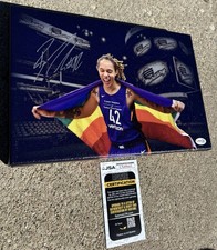 BRITTNEY GRINER Phoenix Mercury SIGNED 11x14 Canvas JSA COA WNBA