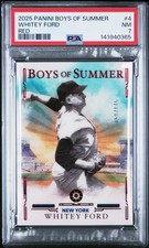 2025 PANINI BOYS OF SUMMER RED #4 WHITEY FORD 150/175 PSA 7