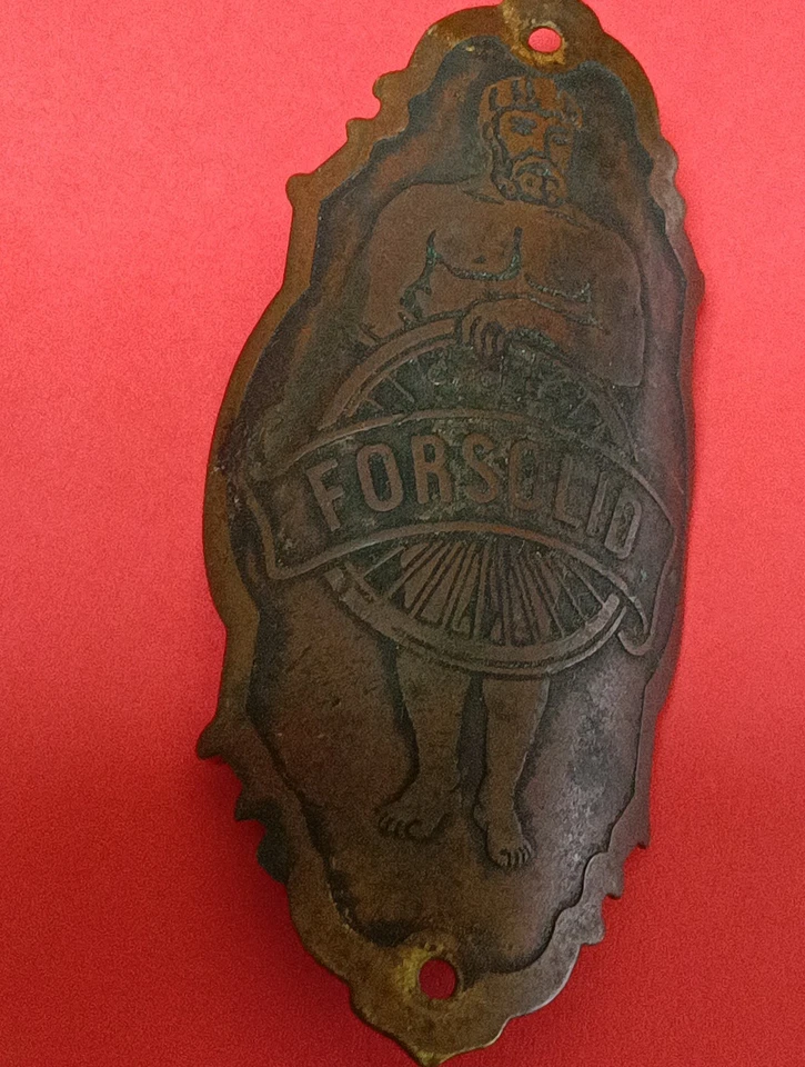 PLAQUE DE VELO ANCIENNE  Forsolid  - Photo 4/4