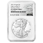 2021-W Proof $1 Type 2 American Silver Eagle NGC PF70UC FDI ALS Label