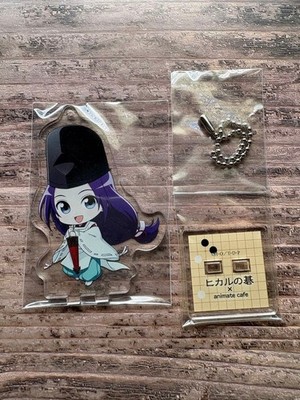 Hikaru no Go Sai Fujiwara Acrylic Stand w Ball Chain, Animate Cafe,