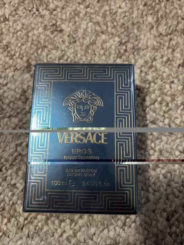 Men Versace Eros Pour Homme Eau De Parfum 3.4 Fl Oz