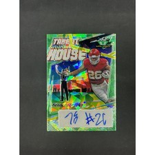 2022 Leaf Valiant Kennedy Brooks Take It To The House Green /30 Auto Eagles