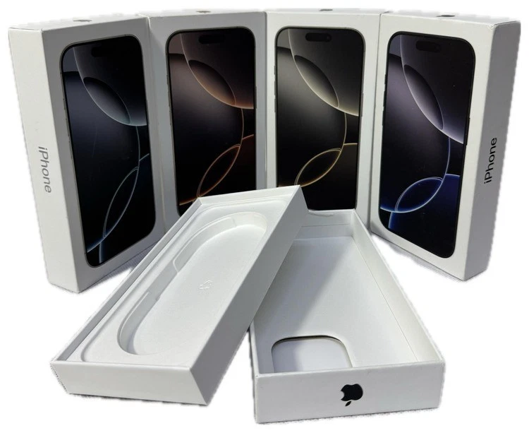 Caja Vacía Original De Apple Iphone 16, Iphone 16 Plus, 16 Pro, 16 Pro Max