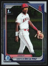 2024 Bowman Chrome Prospects Greylin De La Paz #BCP-181 GS1-12
