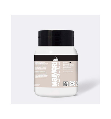 Acrylic Polycolor 500 Ml 018 Titanium White
