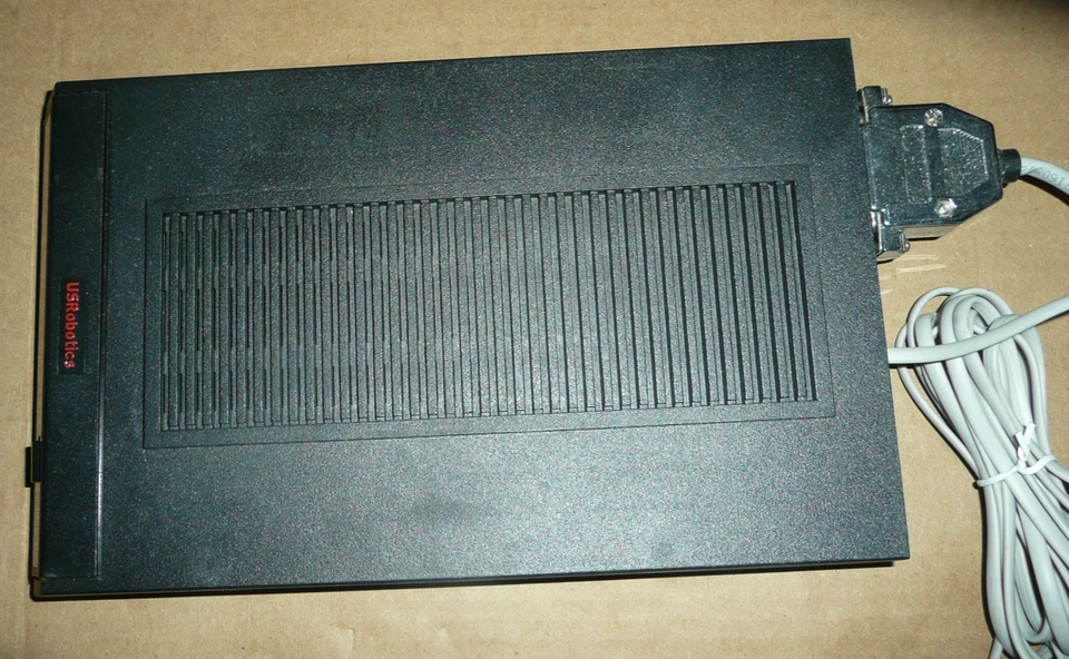 Módem de fax externo US Robotics 3453C 56 k USR 64-003453-02R Foto 2 de 3