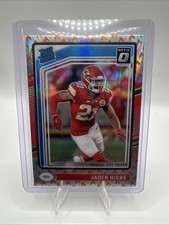 2024 Panini Donruss Optic Rated Rookie Jaden Hicks #237 (RC) Fire Emoji Prizm