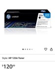 Kaseta z tonerem HP 125A (CB540A) OEM uszczelniona
