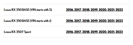 Juego de soporte de suspensión trasero sistema de escape Lexus RX350 2016-2022 OEM izquierda y derecha Foto 4 de 4