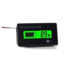 12V-48V Battery Meter, Voltage Indicator, Lead-Acid  Lithium Ion Battery Green