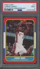 2006 Fleer '86 20th Anniversary #71 LeBron James Mint PSA 9