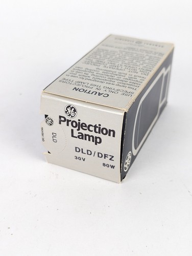 GE DLD DFZ 80W 30V 15-Hr Photo Projection LIGHT BULB LAMP Projector NEW - Picture 2 of 6
