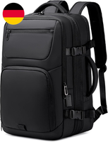 HandgepäCk Rucksack, Herren Damen Erweiterbar Wasserdichter Reiserucksack Koffer