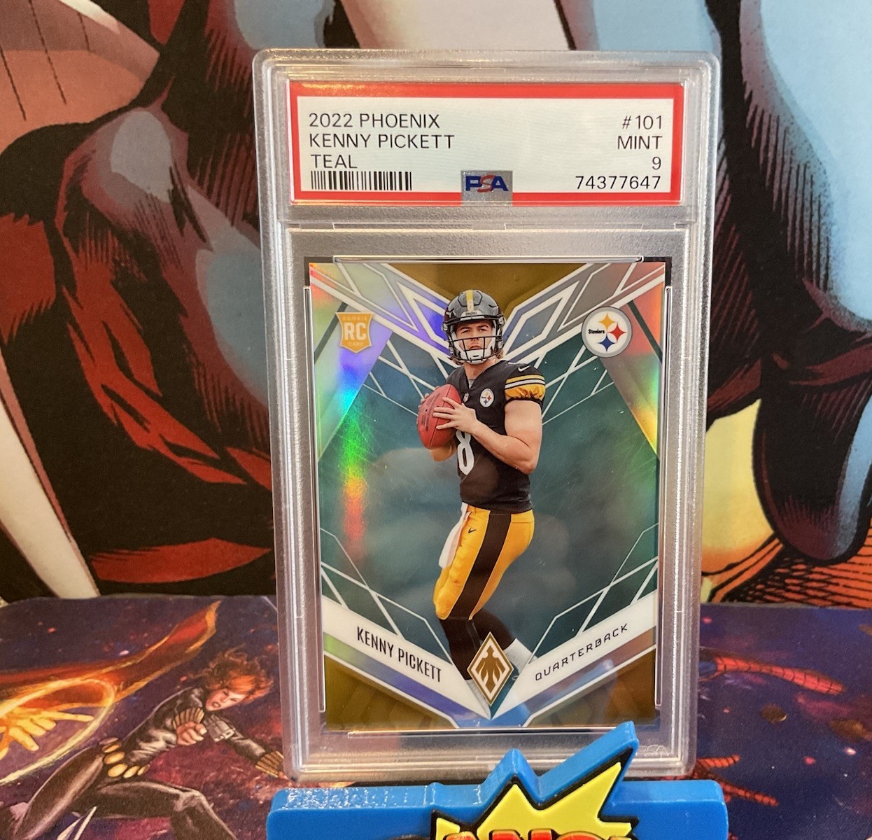 🔥2022 Phoenix #101 Teal 94/150 Rookie Kenny Pickett Psa 9 🔥Steelers