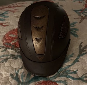 IRH International Brown Leather Riding Helmet Sz 7 1/4