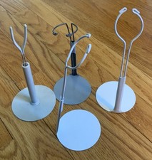 Lot Of 4 Barbie Size Metal Doll Stands