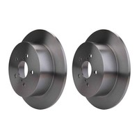2 Bremsscheiben Voll Ø 58 Mm 10 Mm Hella Passend FüR U.A. Subaru Legacy