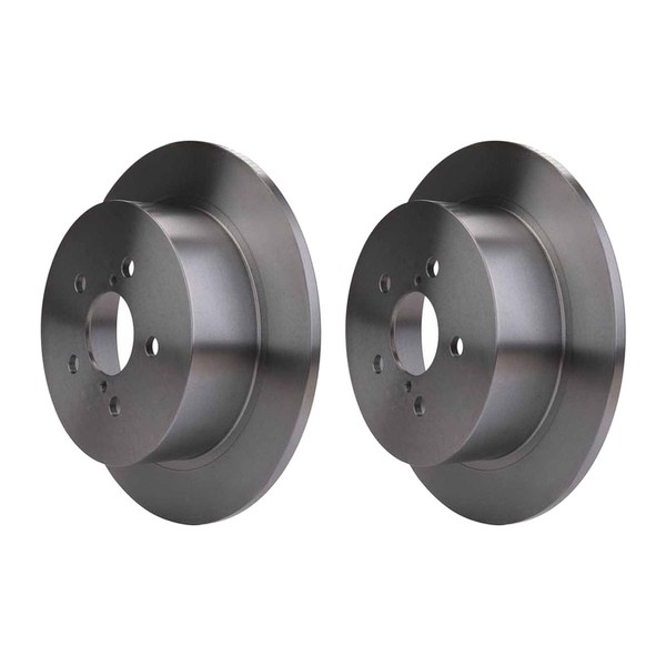 2 Bremsscheiben Voll Ø 58 Mm 10 Mm Hella Passend FüR U.A. Subaru Legacy-image