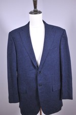 Corneliani Alpac/Wool Two-Button Blazer Navy Men's 54 IT US- 44