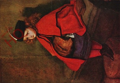 Ansichtskarte_ Sir John Everett Millais, Meine erste Predigt [Medici Society]
