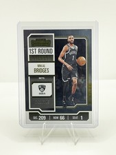 2023-24 Panini Contenders - Mikal Bridges #50 1st Round Ticket /149