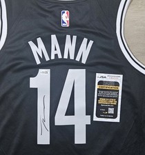 Terance Mann Signed Autographed Brooklyn Nets Jersey JSA COA 