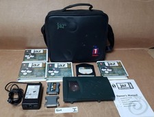 IOMEGA JAZ DRIVE V2000S SYSTEM W/ 1GB/2GB JAZ DISK CARTRIDGES CARRYING CASE  I