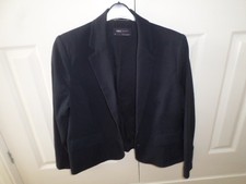 MARKS & SPENCERS SMART OFFICE NAVY JACKET SIZE 18