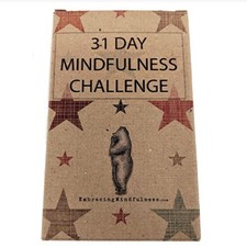 "31 DAY MINDFULNESS CHALLENGE" Cards - Play One a Day for a Month of Self-Care 