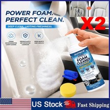 2SET Multi  Functional Nano Foam Cleaner Pro Max Car Interior Deep Clean Spray US