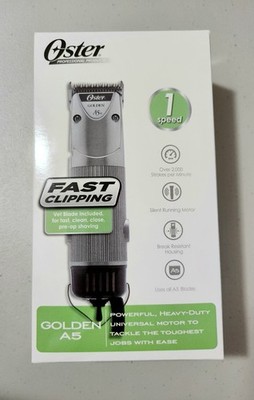 OSTER Golden A5 Professional Animal Clipper - FAST CLIPPING 1 Speed Heavy Duty
