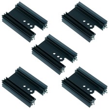 5x TO220 Extruded Heatsink with Lugs 50.8mm 9.1K/W